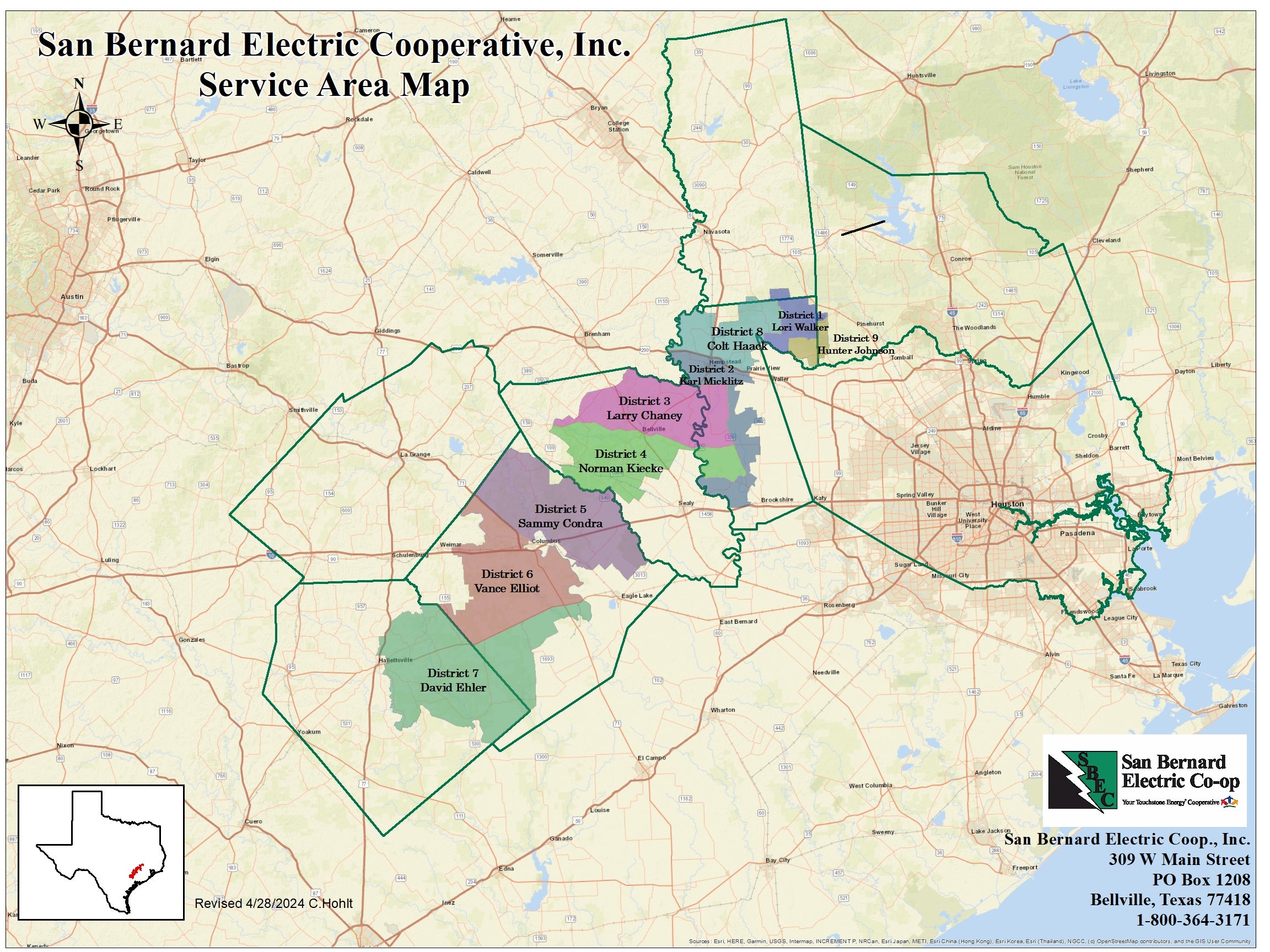 Service Map. May 2024