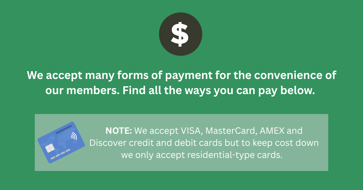 Payment Options | San Bernard Electric Cooperative